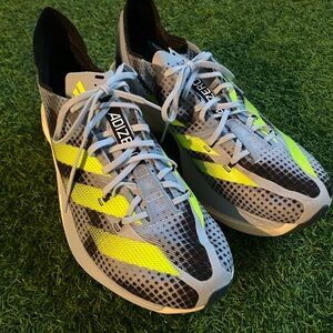 adidas Adizero Adios Pro 3
White Lucid Lemon Blue - Excellent condition!